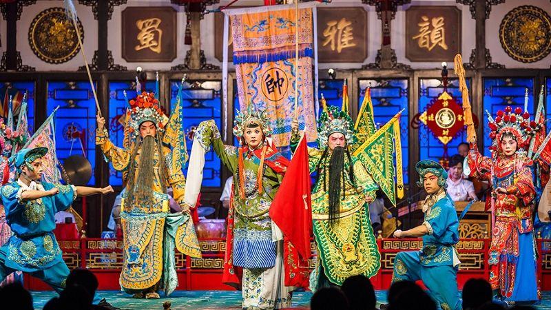 蜀风雅韵剧场·川剧变脸演出·大型古典梨园