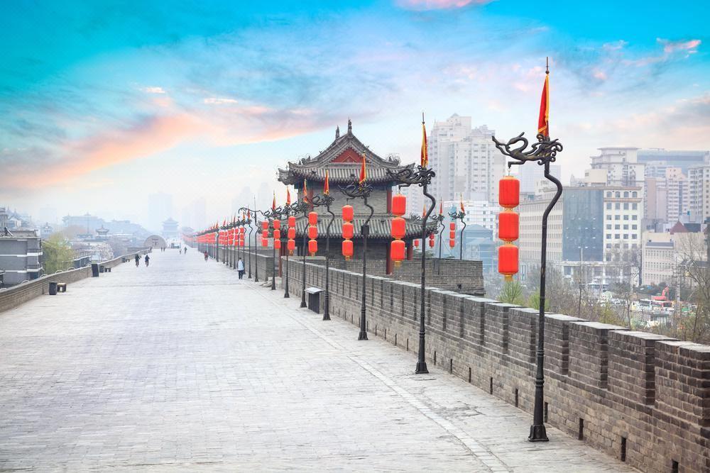 骑行古城墙