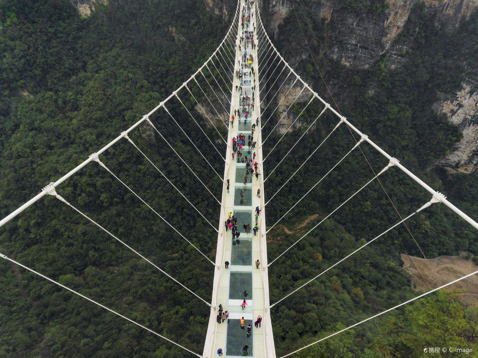 南江大峡谷玻璃桥图片