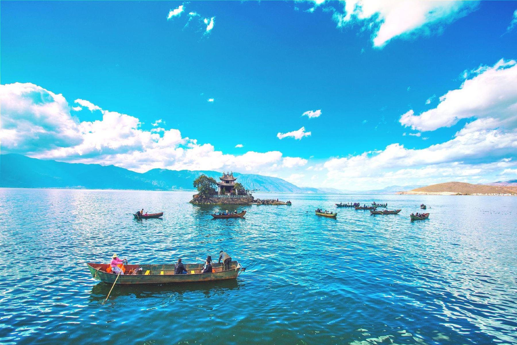 洱海游船