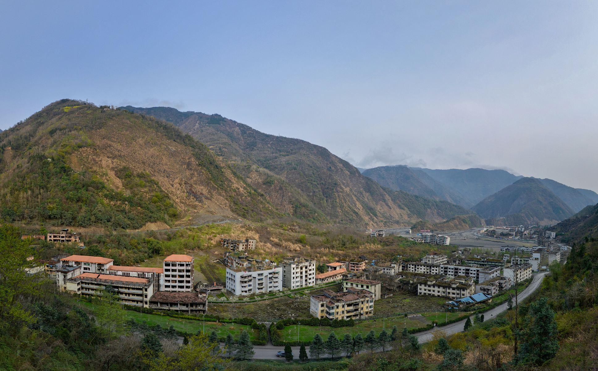 北川老县城地震遗址